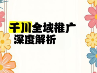 千川全域推广怎么玩？深度解析！